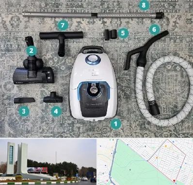 قطعات جاروبرقی در بلوار فلسیطین مشهد 