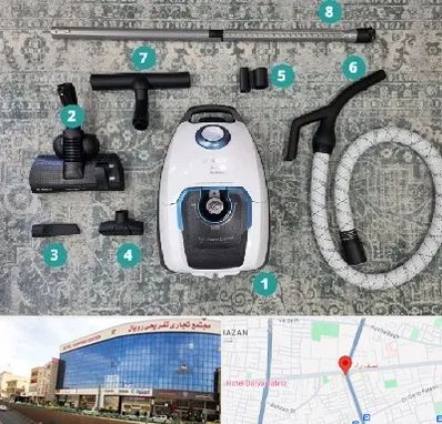 قطعات جاروبرقی در نصف راه تبریز 