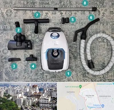 قطعات جاروبرقی در ولنجک 