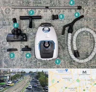 قطعات جاروبرقی در جنوب تهران 