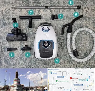 قطعات جاروبرقی در کارگر جنوبی 