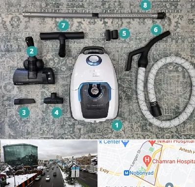 قطعات جاروبرقی در اقدسیه 