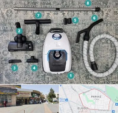 قطعات جاروبرقی در پرواز تبریز 