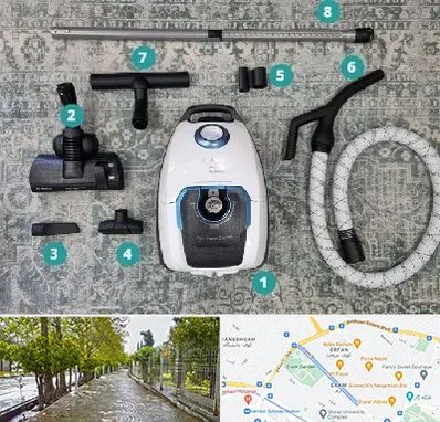 قطعات جاروبرقی در خیابان ارم شیراز 