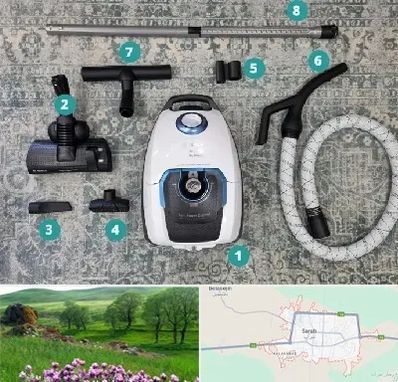 قطعات جاروبرقی در سراب