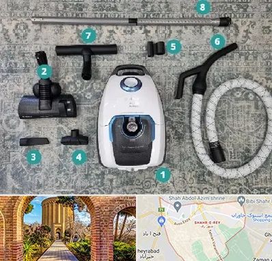 قطعات جاروبرقی در شهر ری