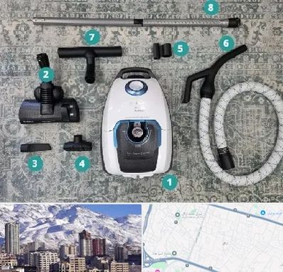 قطعات جاروبرقی در ازگل