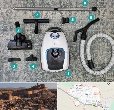 قطعات جاروبرقی در بم