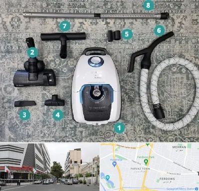 قطعات جاروبرقی در بلوار فردوس 