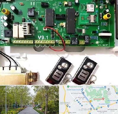 نصب دزدگیر منزل در قدوسی غربی شیراز 