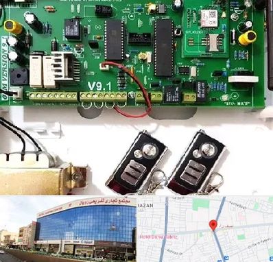 نصب دزدگیر منزل در نصف راه تبریز 