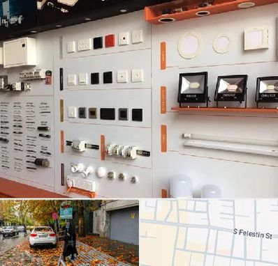 لوازم الکتریکی در خیابان فلسطین