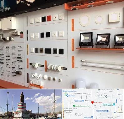 لوازم الکتریکی در کارگر جنوبی 