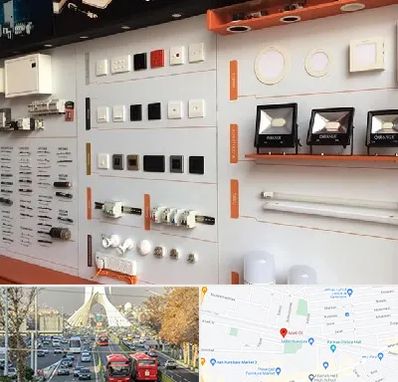 لوازم الکتریکی در خیابان آزادی 