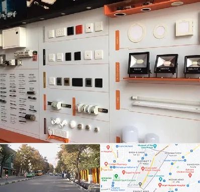 لوازم الکتریکی در شریعتی 