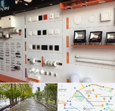 لوازم الکتریکی در خیابان ارم شیراز 