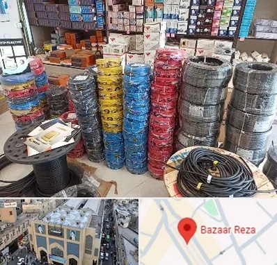 پخش عمده لوازم الکتریکی در بازار رضا مشهد