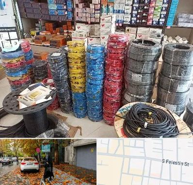 پخش عمده لوازم الکتریکی در خیابان فلسطین