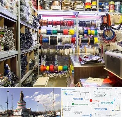 فروش سیم و کابل در کارگر جنوبی 