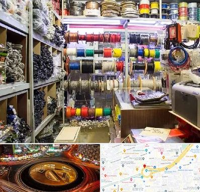 فروش سیم و کابل در میدان ولیعصر 