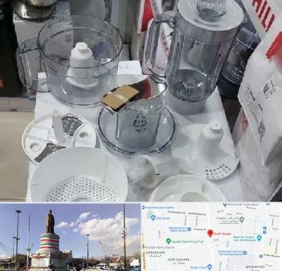 قطعات غذاساز در کارگر جنوبی 