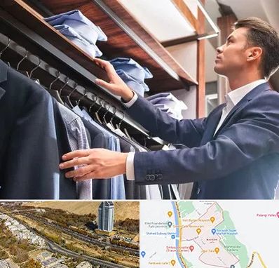 فروشگاه کت شلوار در خیابان نیایش شیراز