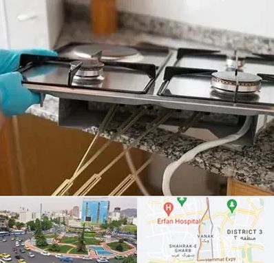 قطعات اجاق گاز در ونک 