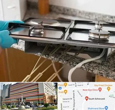 قطعات اجاق گاز در سهروردی 