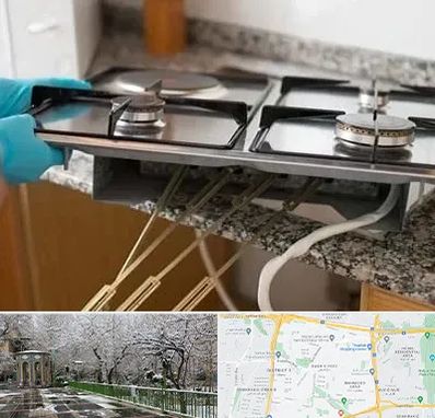 قطعات اجاق گاز در باغ فیض 