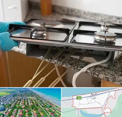 قطعات اجاق گاز در نور