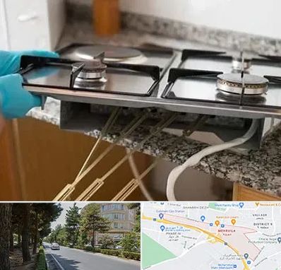 قطعات اجاق گاز در مهرویلا کرج 