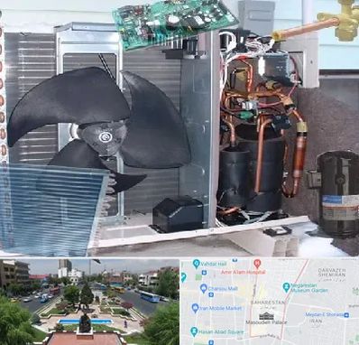 قطعات کولر گازی در بهارستان 