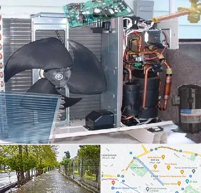 قطعات کولر گازی در خیابان ارم شیراز 