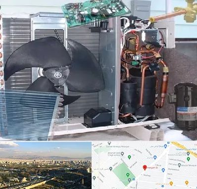 قطعات کولر گازی در هنگام 