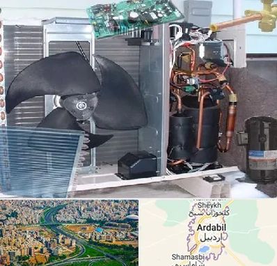 قطعات کولر گازی در اردبیل