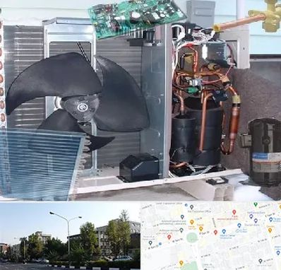 قطعات کولر گازی در میدان کاج 