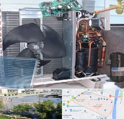 قطعات کولر گازی در گلستان اهواز 