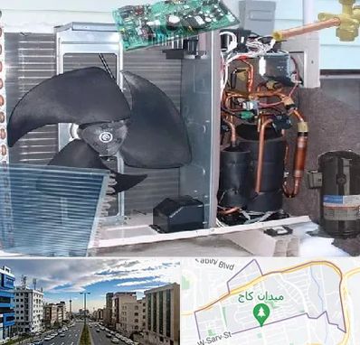 قطعات کولر گازی در سعادت آباد 