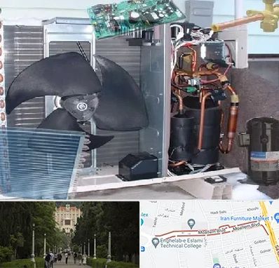 قطعات کولر گازی در بلوار معلم رشت 