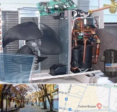 قطعات کولر گازی در تربیت تبریز 