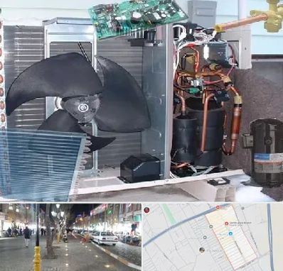 قطعات کولر گازی در باغ فیض اسلامشهر 