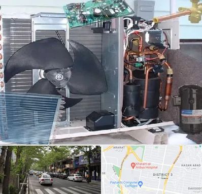 قطعات کولر گازی در ظفر 