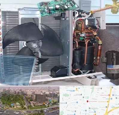 قطعات کولر گازی در آیت الله کاشانی 