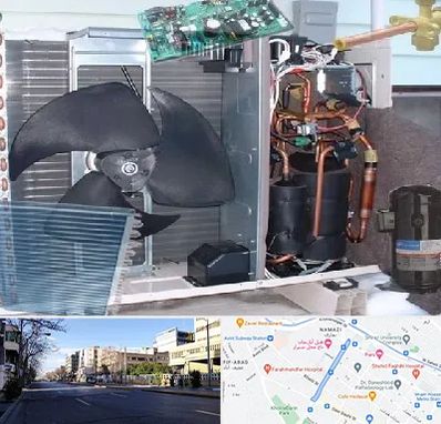 قطعات کولر گازی در خیابان ملاصدرا شیراز 