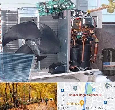 قطعات کولر گازی در چهارباغ اصفهان 