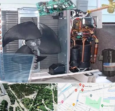 قطعات کولر گازی در سالاریه قم 