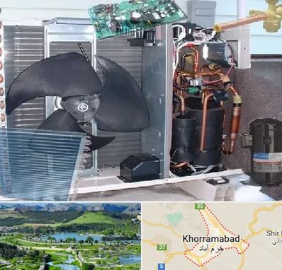قطعات کولر گازی در خرم آباد