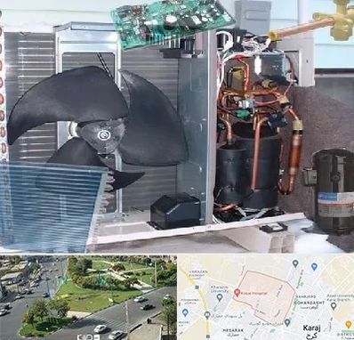 قطعات کولر گازی در شاهین ویلا کرج 