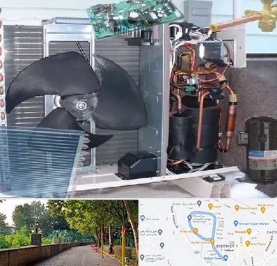 قطعات کولر گازی در فلکه گاز رشت 