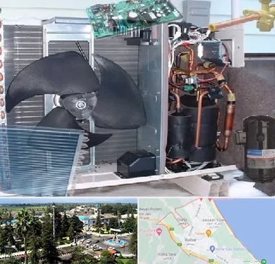 قطعات کولر گازی در رودسر